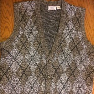 Vintage Bugle Boy Diamond Sweater Vest